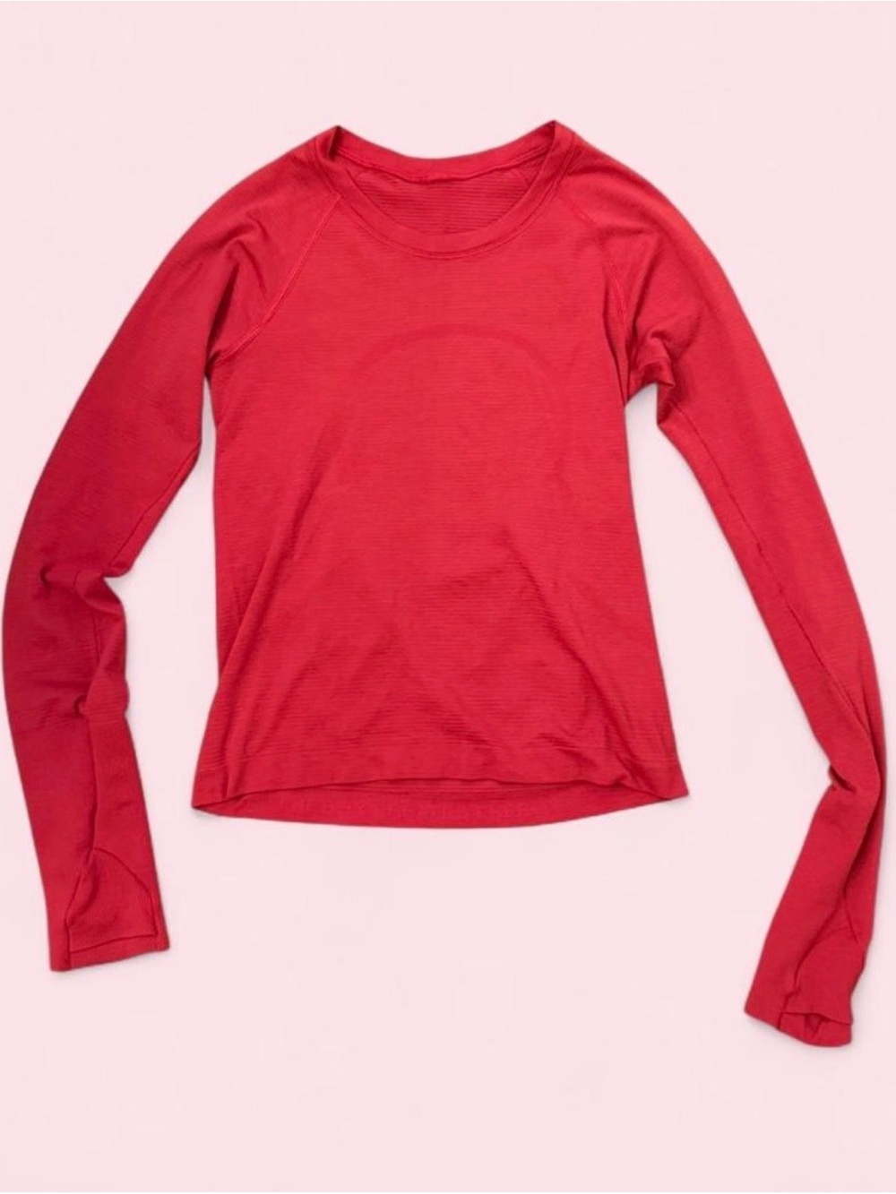 Lululemon Sonic Pink Long Sleeve Swiftly Tech